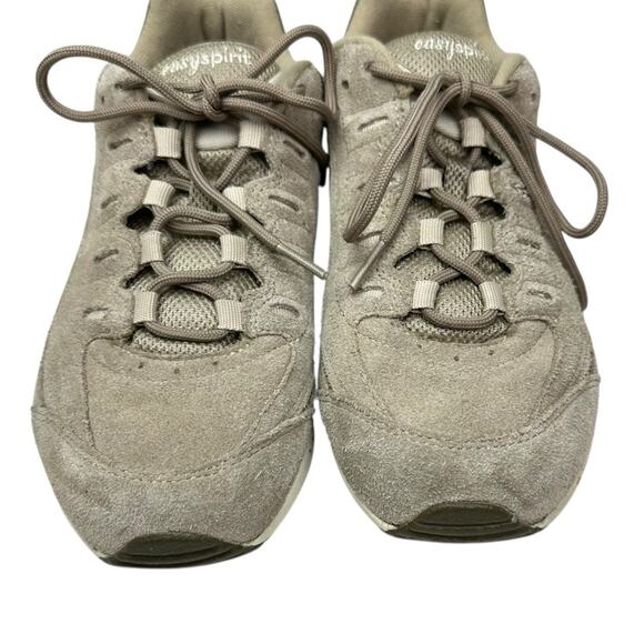 Easy Spirit Romy Women's Tan Suede Walking Sneakers 8 Wide - Picture 2 of 8